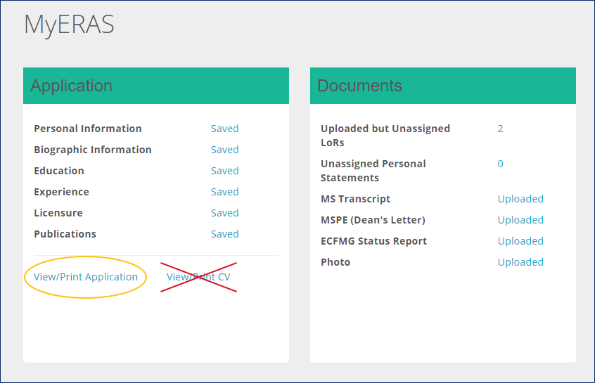 MyERAS Export Instructions